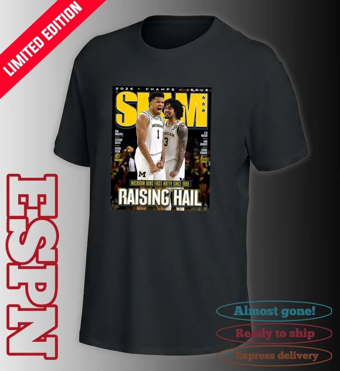 SLAM Michigan 2026 Men’s National Champions Raising Hail Shirt