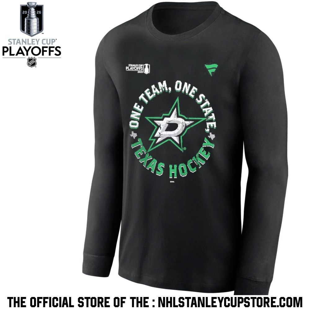 Dallas Stars Black 2026 Stanley Cup Playoffs Slogan Shirt