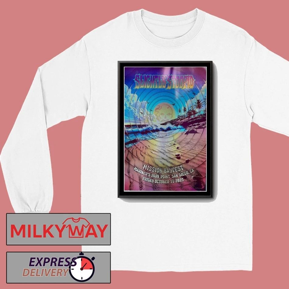 Slightly Stoopid Mission Bayfest. San Diego, CA Friday Oct 17, 2025 Poster shirt