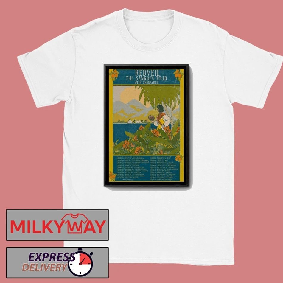 Redveil The Sankofa Tour 2026 Poster shirt