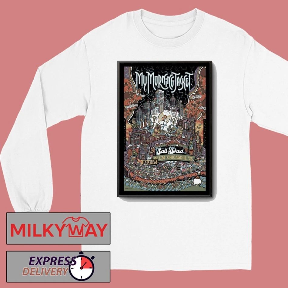 October 25, 2025 My Morning Jacket The Salt Shed. Chicago, IL Concert Poster shirt