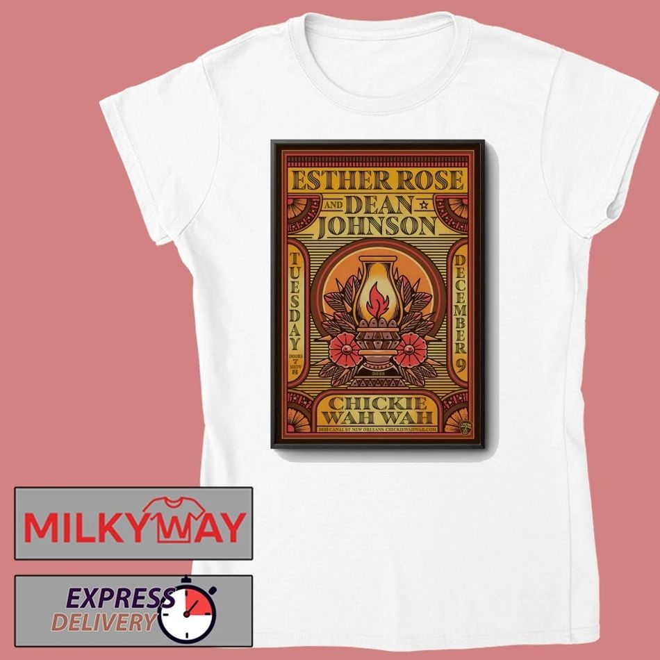 Esther Rose And Dean Johnson Dec 9 2025 In New Orleans LA Poster shirt