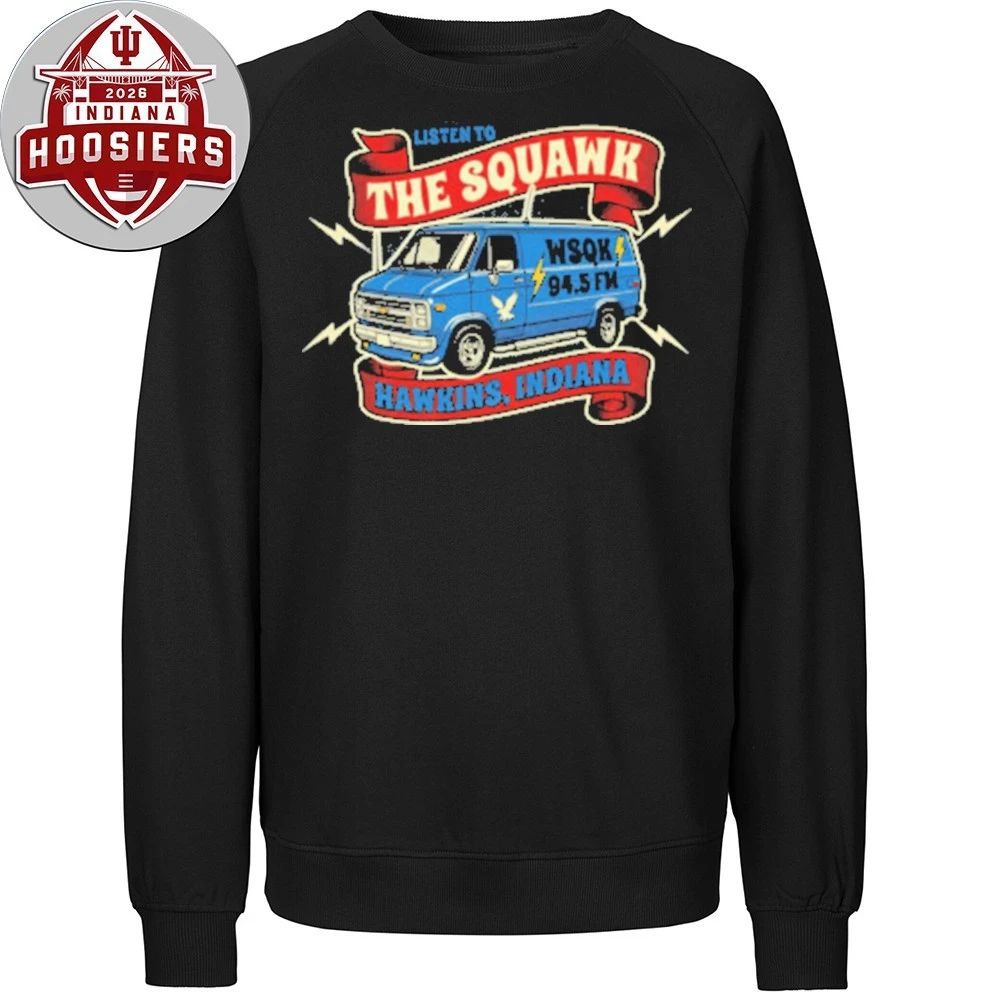 WSQK 94.5 FM Hawkins Radio Van Tee Shirt