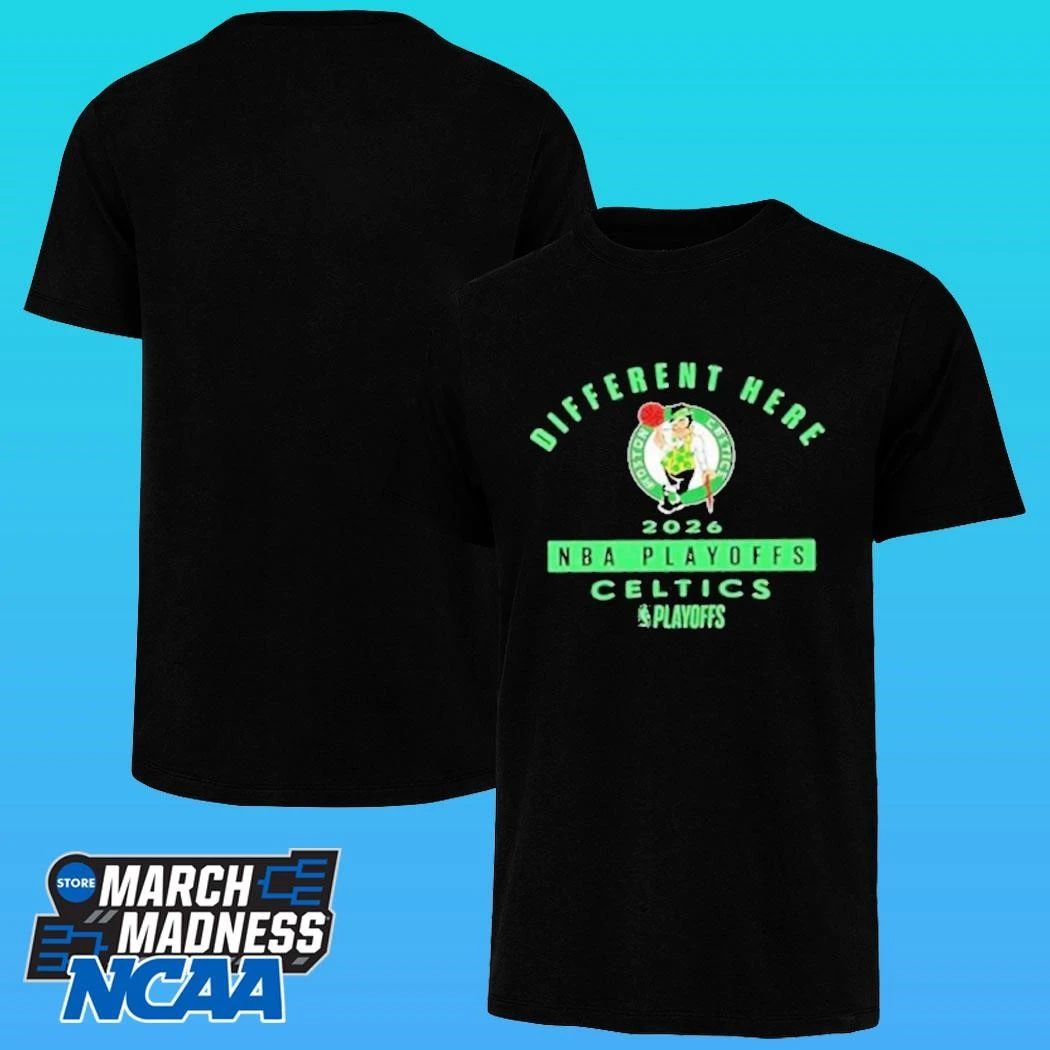 Boston Celtics 2026 Nba Playoffs Different Here Shirt
