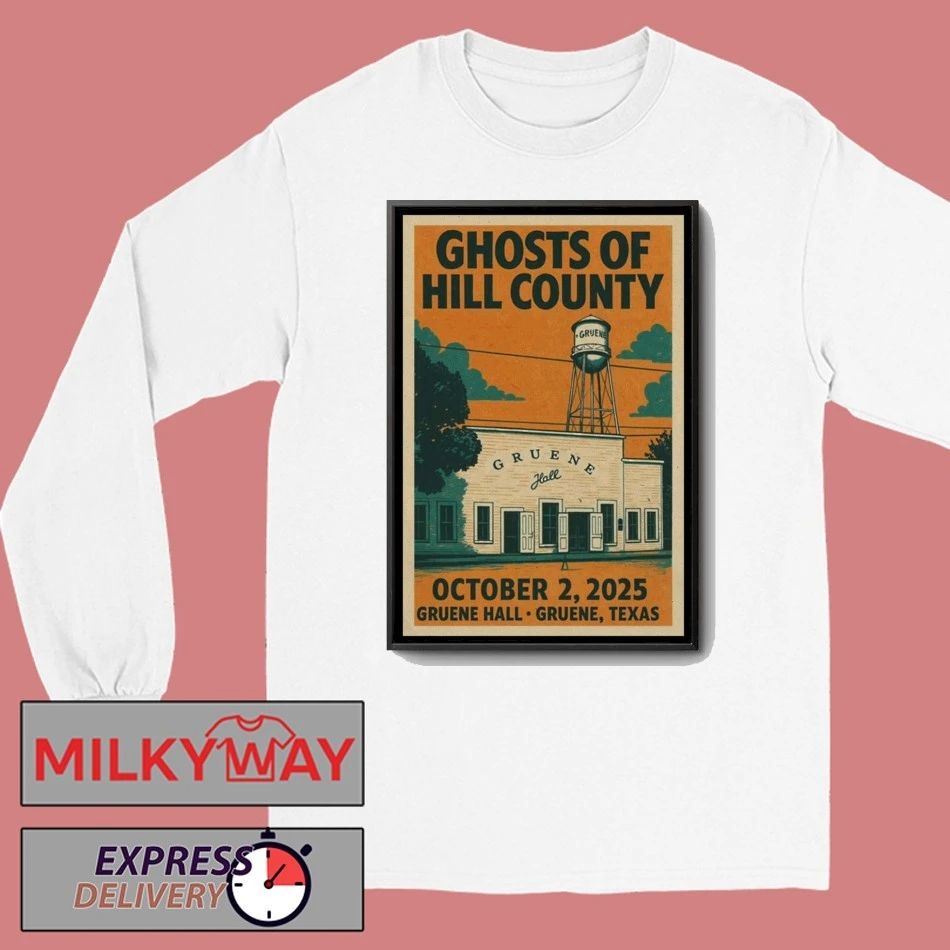 Ghosts Of Hill County Texas Concert Poster shirt