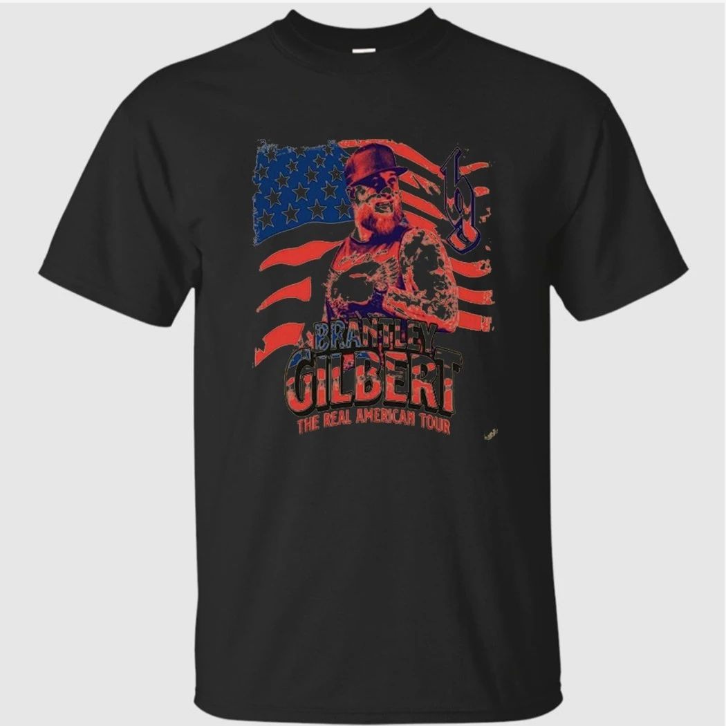 Brantley Gilbert The Real American Tour 2026 Shirt
