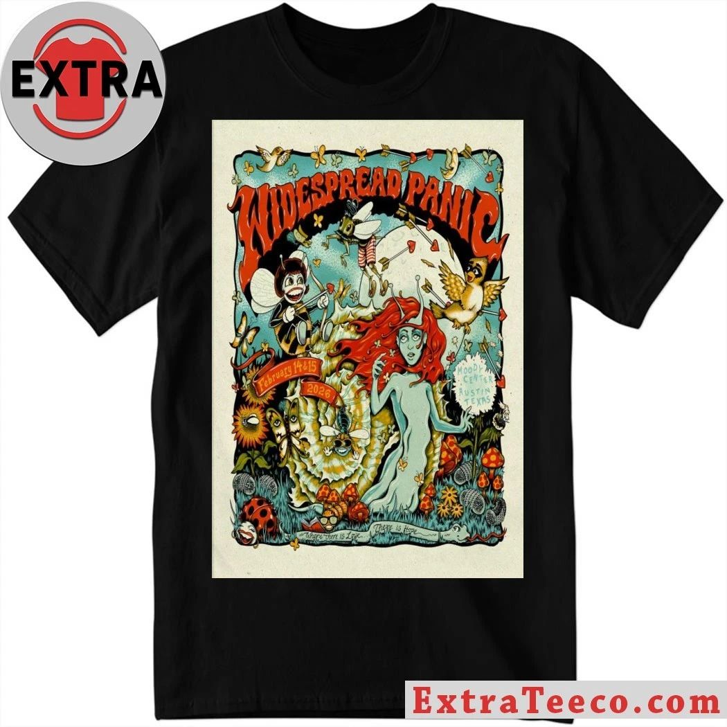 Widespread Panic Moody Center Austin TX Feb 14-15 2026 Poster Shirt