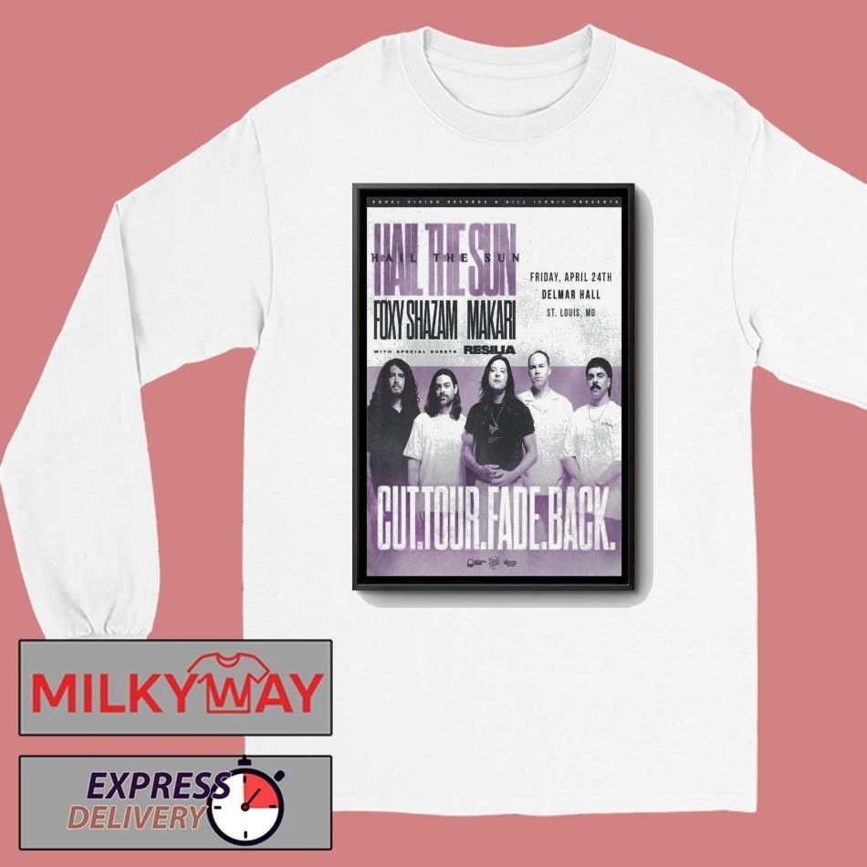 Hail The Sun Jan 24 2026 Poster Delmar Hall shirt