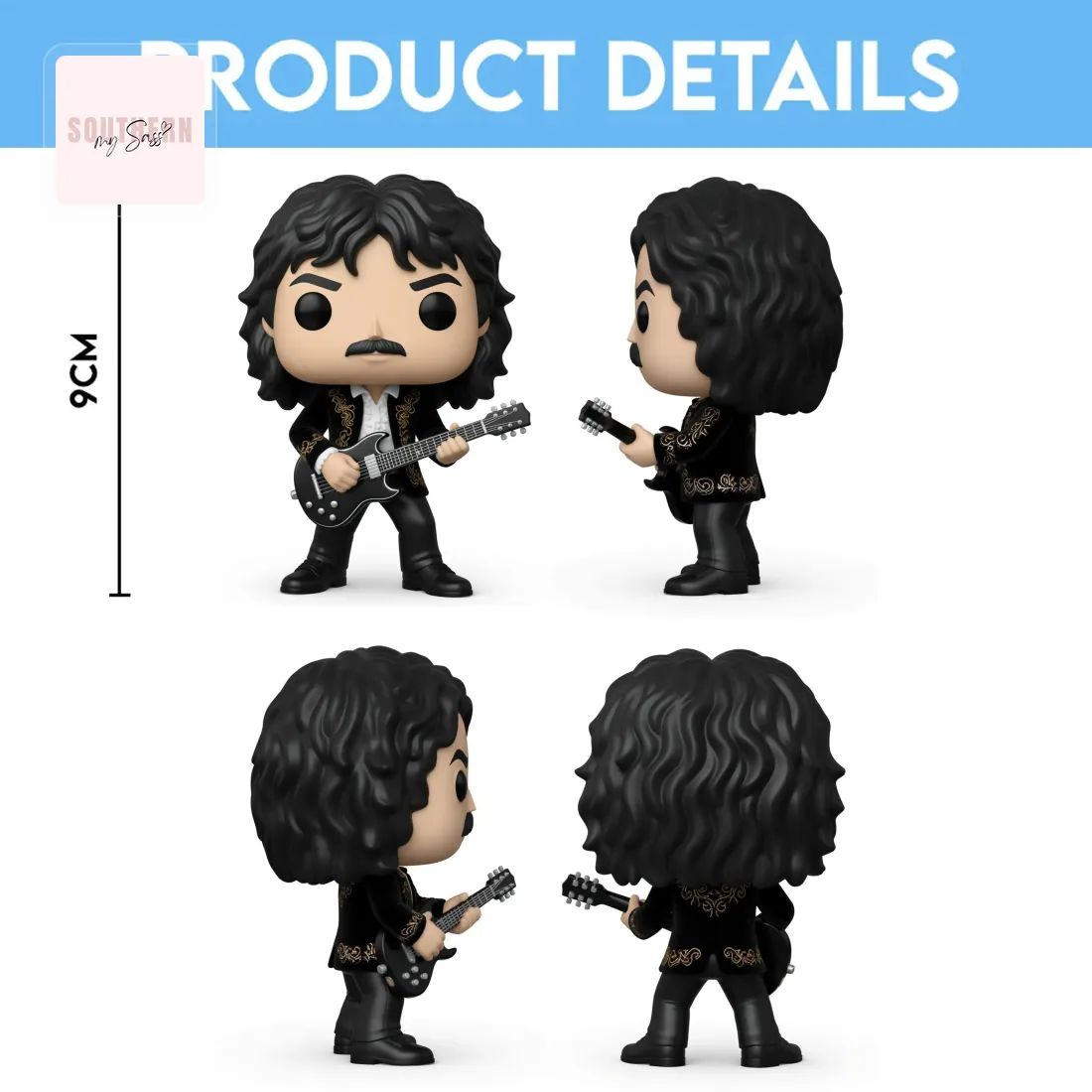 Led Zeppelin Jimmy Page 50th Anniversary Pop Figure Doll