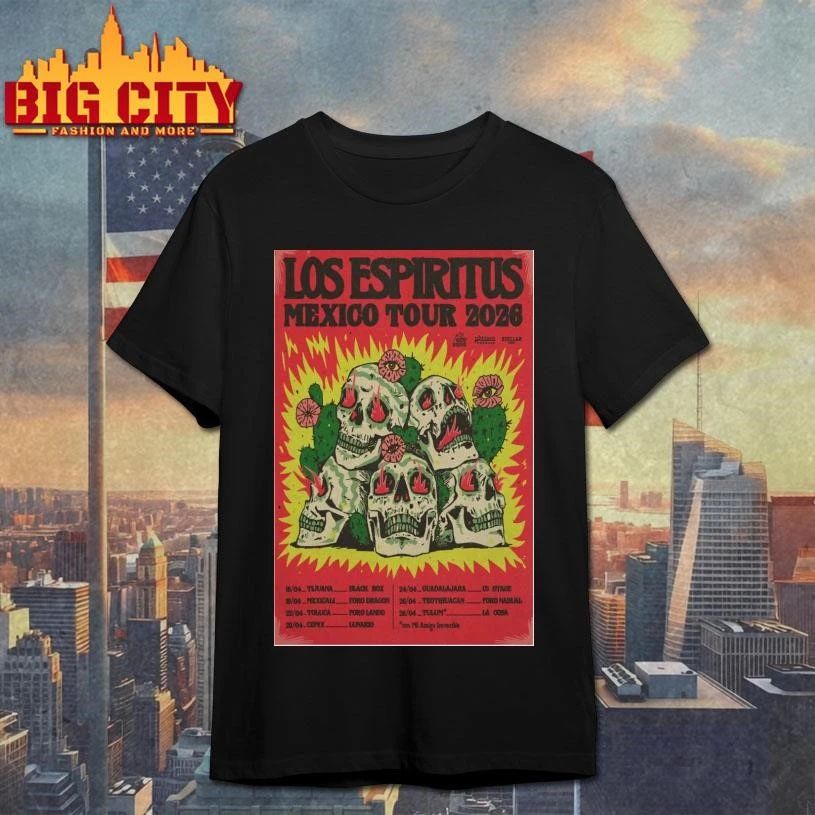 Los Espiritus Summer Tour 2026 Poster Shirt