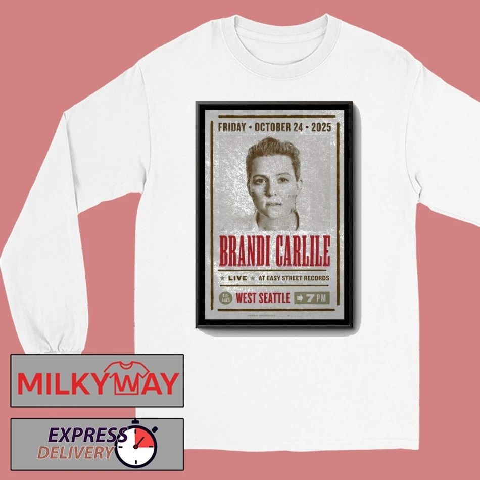 Carlile October 24 2025 West Seattle Poster shirt