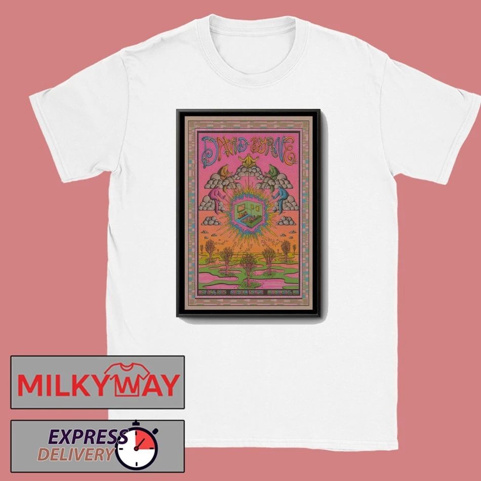 David Byrne Tour Minneapolis, Minnesota 2025 Poster shirt