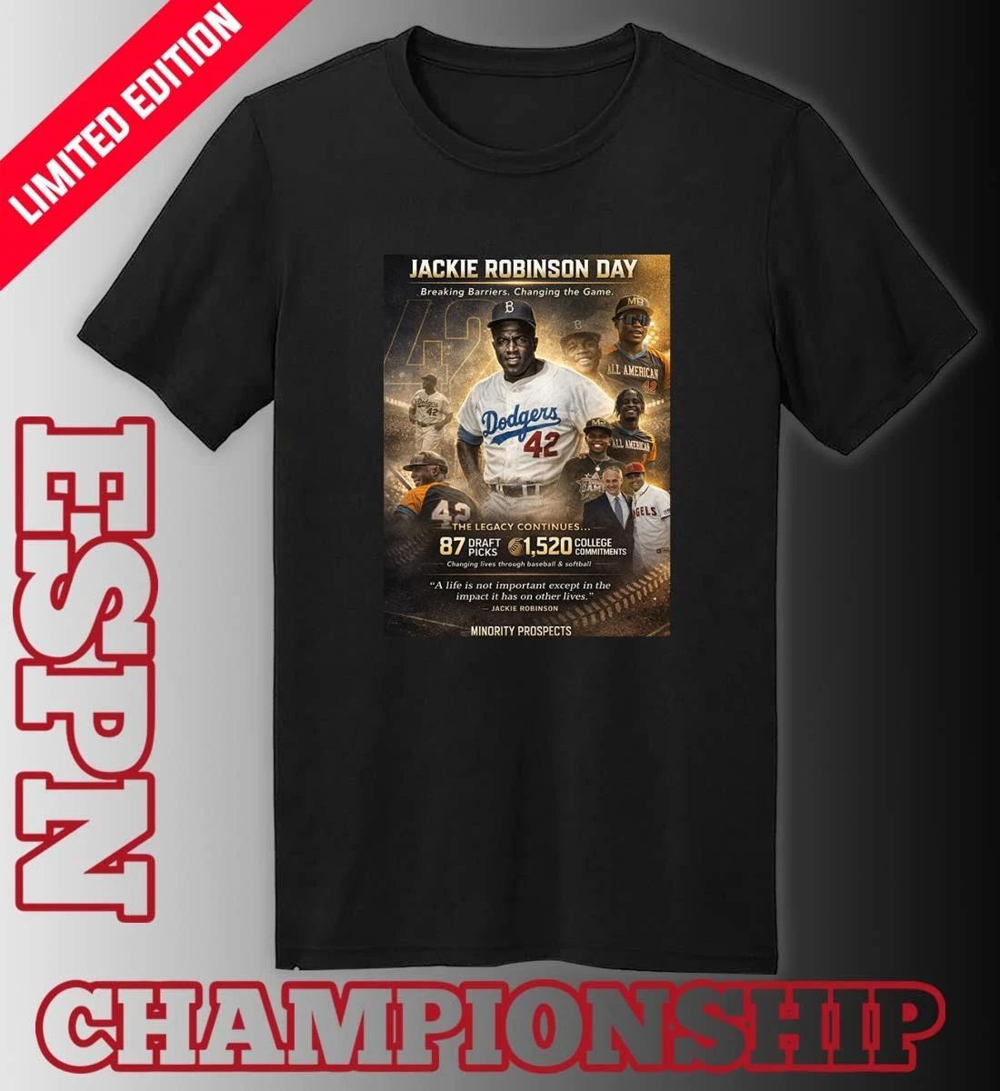 Jackie Robinson Day Breaking Barriers Changing In The Game Poster Shirt