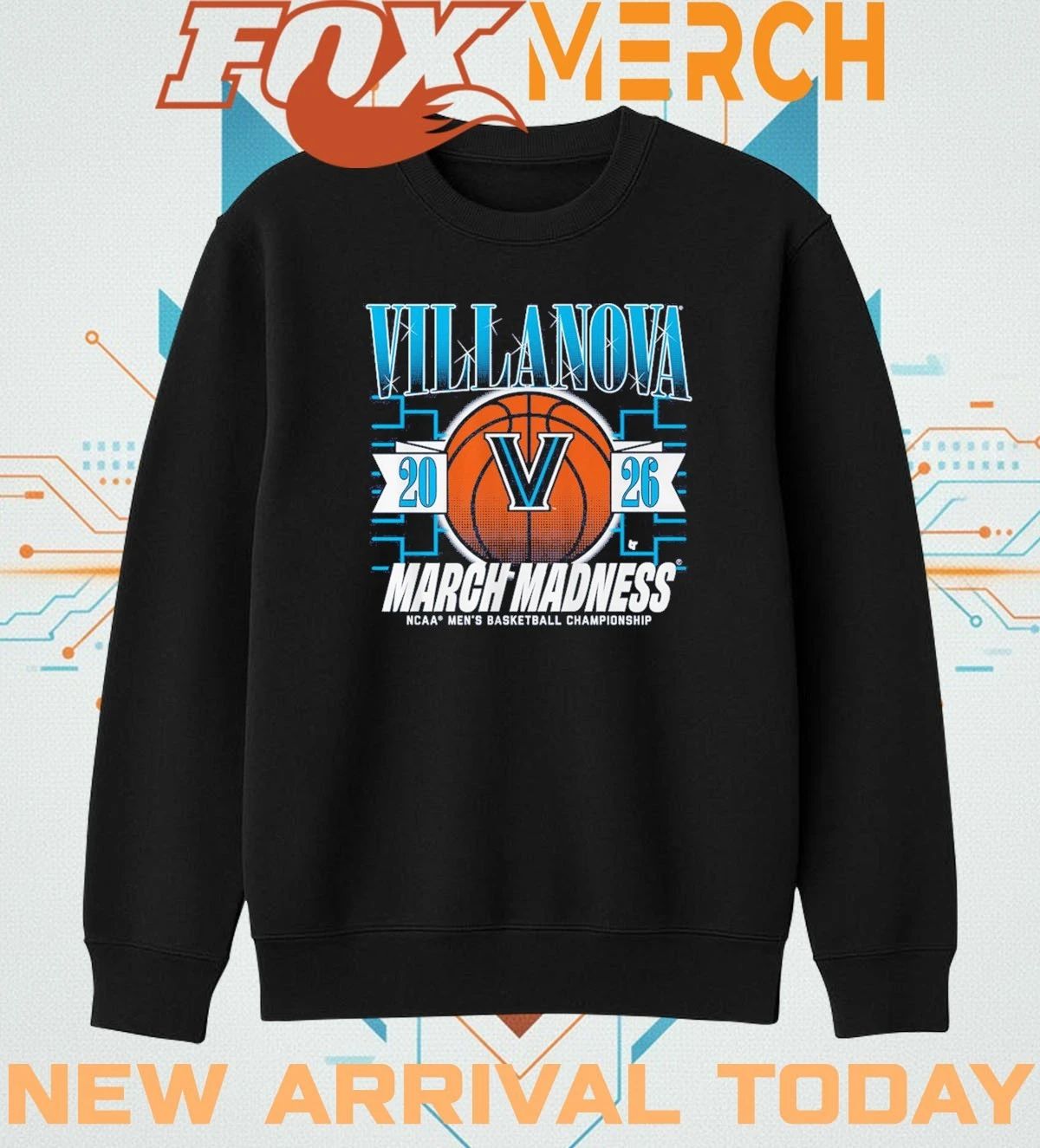 Villanova Wildcats Men’s Basketball 2026 March Madness t-shirt