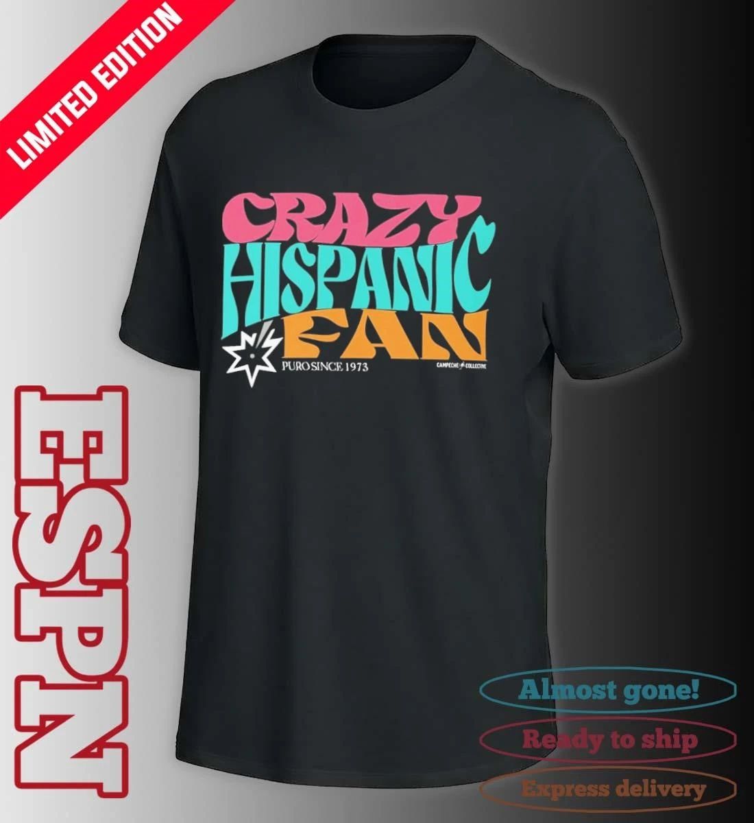 Spurs Crazy Hispanic Fan Vintage t-shirt