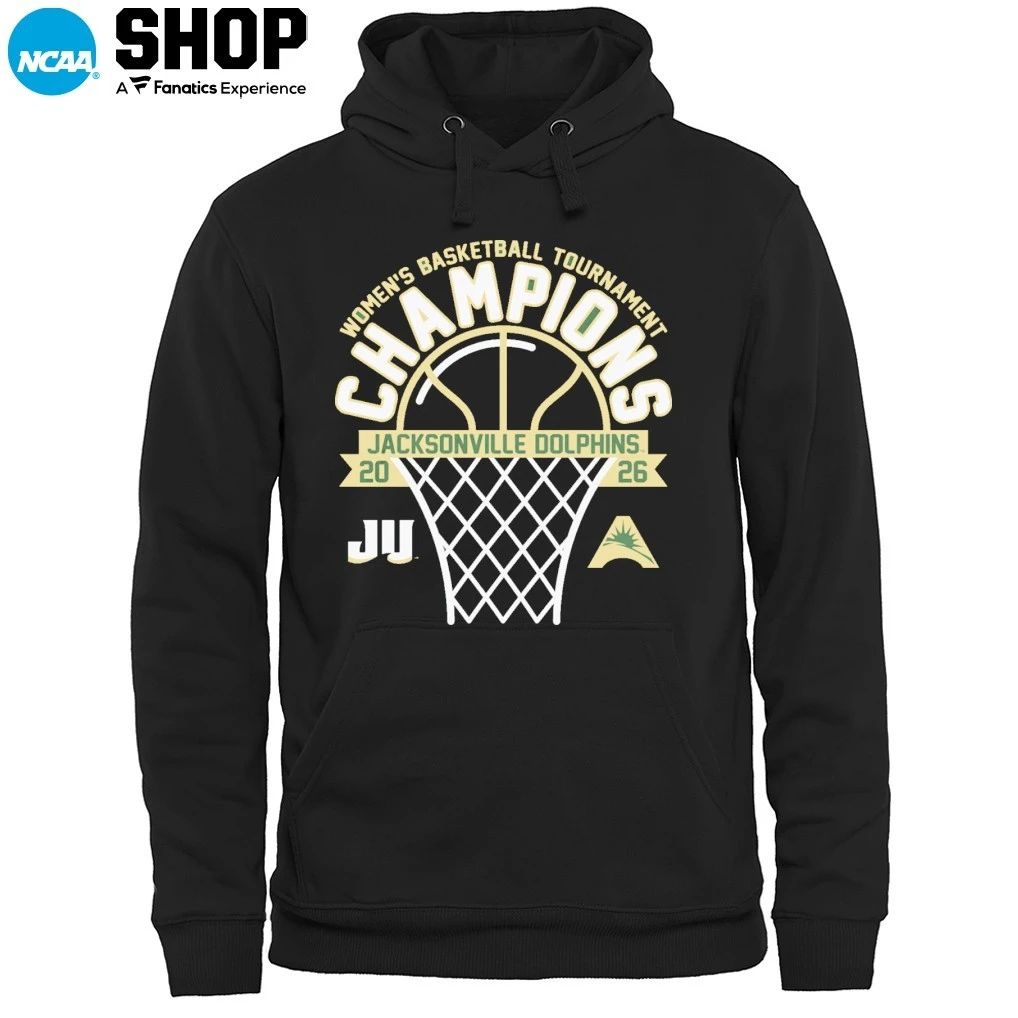 JU Dolphins 2026 ASUN Women’s Basketball Tournament Champions T-Shirt