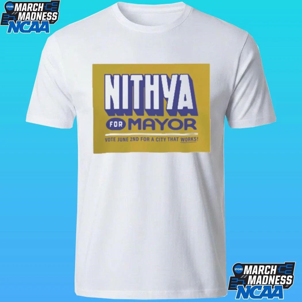 Nithya Raman For Mayor Vote June 2nd For A City That Works Shirt