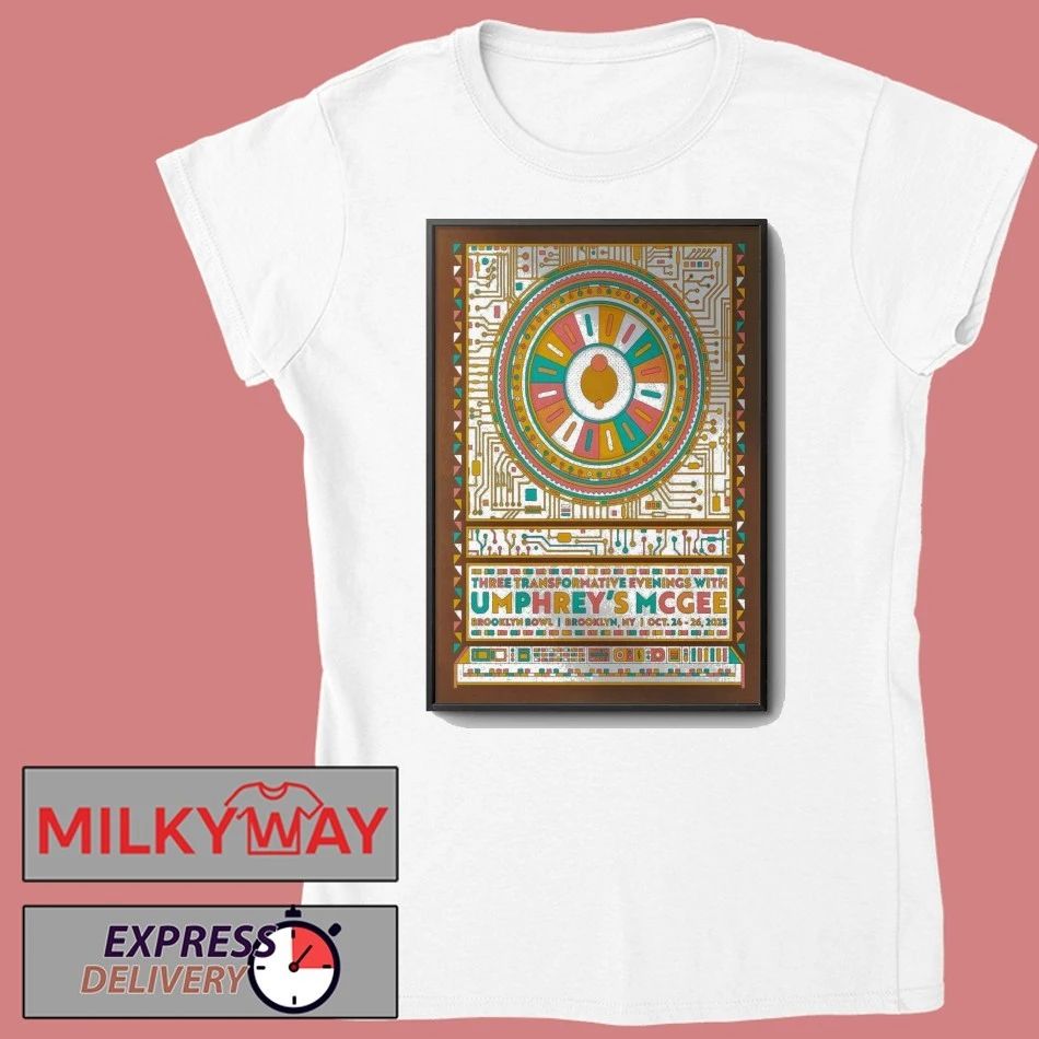 Umphrey’s McGee Oct 24-26 2025 In Brooklyn NY Poster shirt