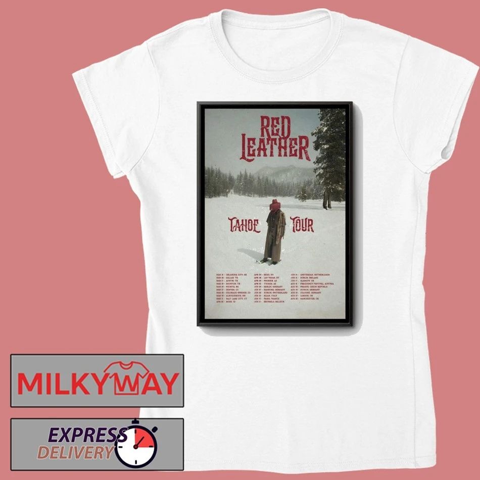 Poster Red Leather Tahoe World Tour 26 shirt