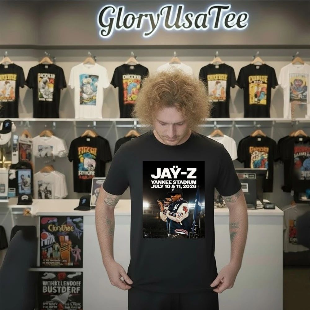 Jay-Z Yankee Stadium July 10 & 11, 2026 Poster Shirt