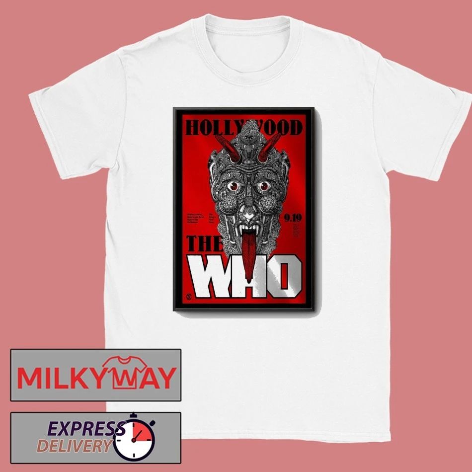 The Who Hollywood Bowl, Hollywood, CA Tour Sep 19, 2025 Poster shirt