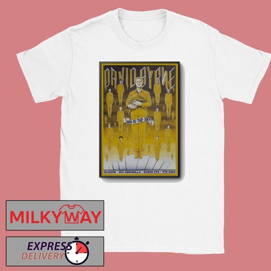 Poster 2026 David Byrne Sec Armadillo shirt