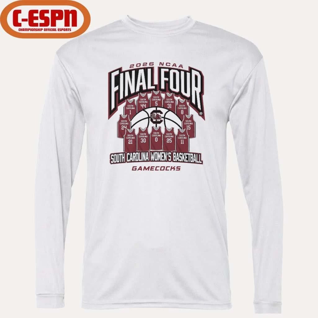 South Carolina Gamecocks 2026 Women’s Final Four Jersey Madness Shirt