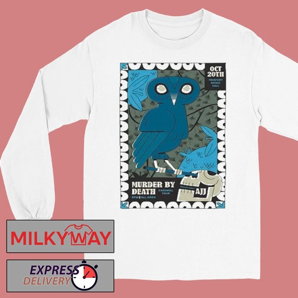 Murder By Death Treefort Music Hall in Boise October 20 202 shirt