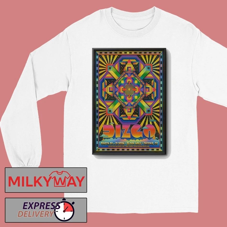 Dizgo 3 20-3 21 2026 Globe Hall in Denver CO Poster shirt