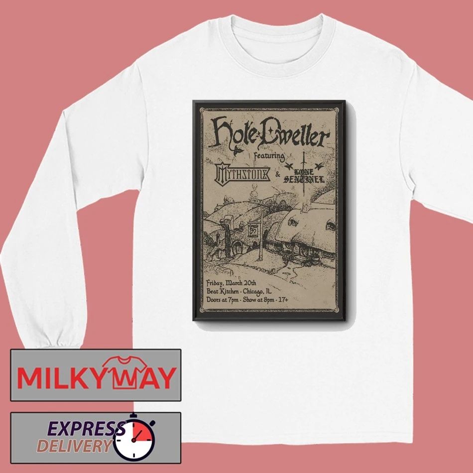 Hole Dweller Beat Kitchen in Chicago IL Mar 20 2026 Poster shirt