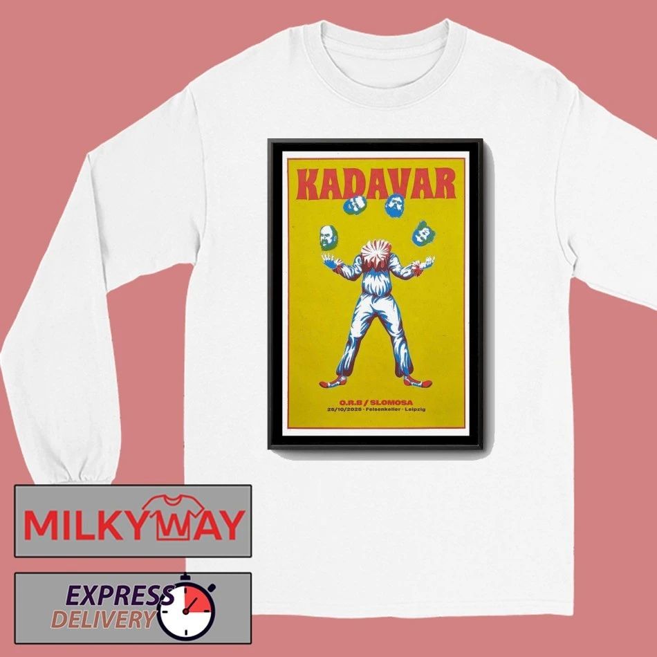 Kadavar Oct 25, 2025 Felsenkeller in Leipzig, Germany Poster shirt