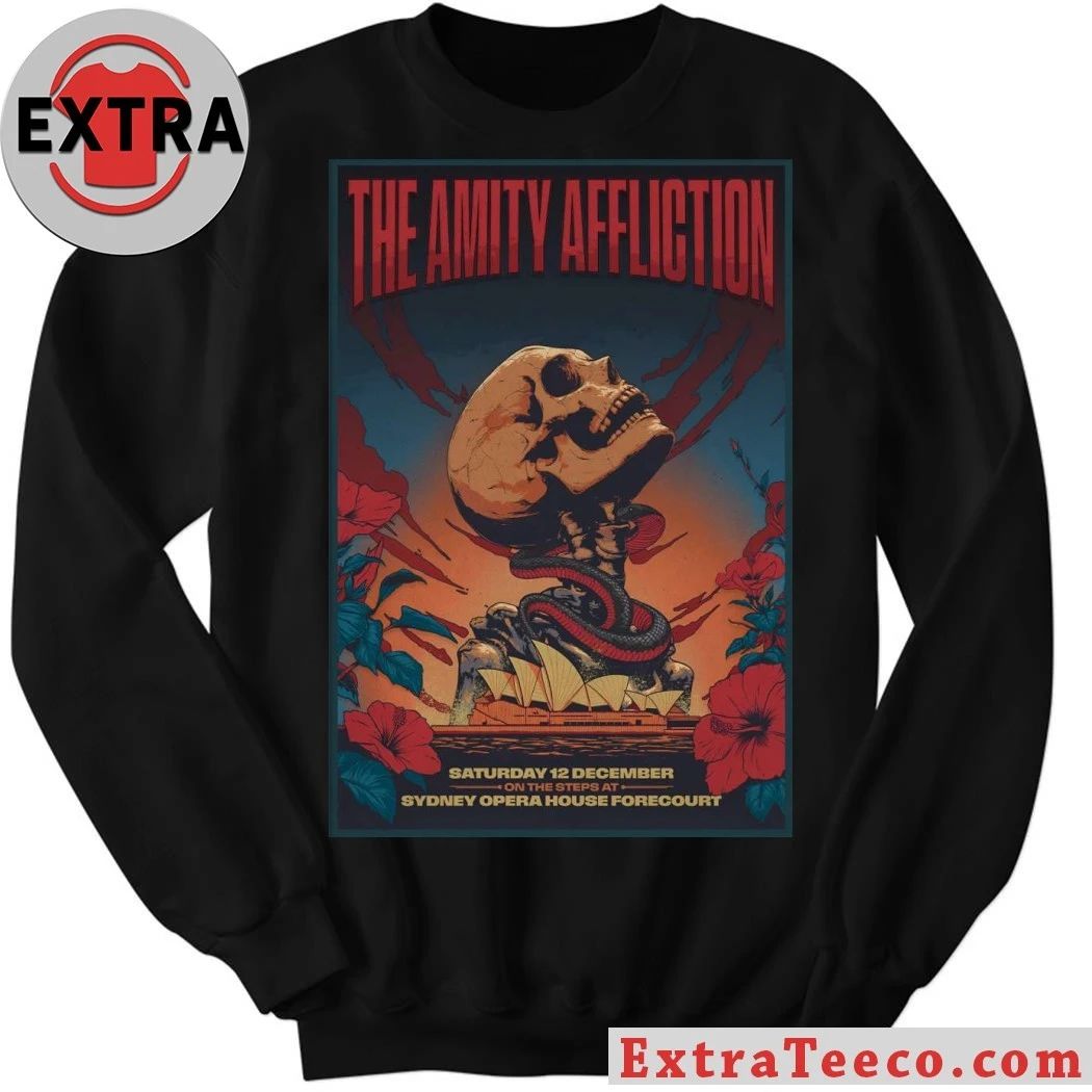 The Amity Affliction In Sydney AUS On Dec 12 2026 Poster T-Shirt