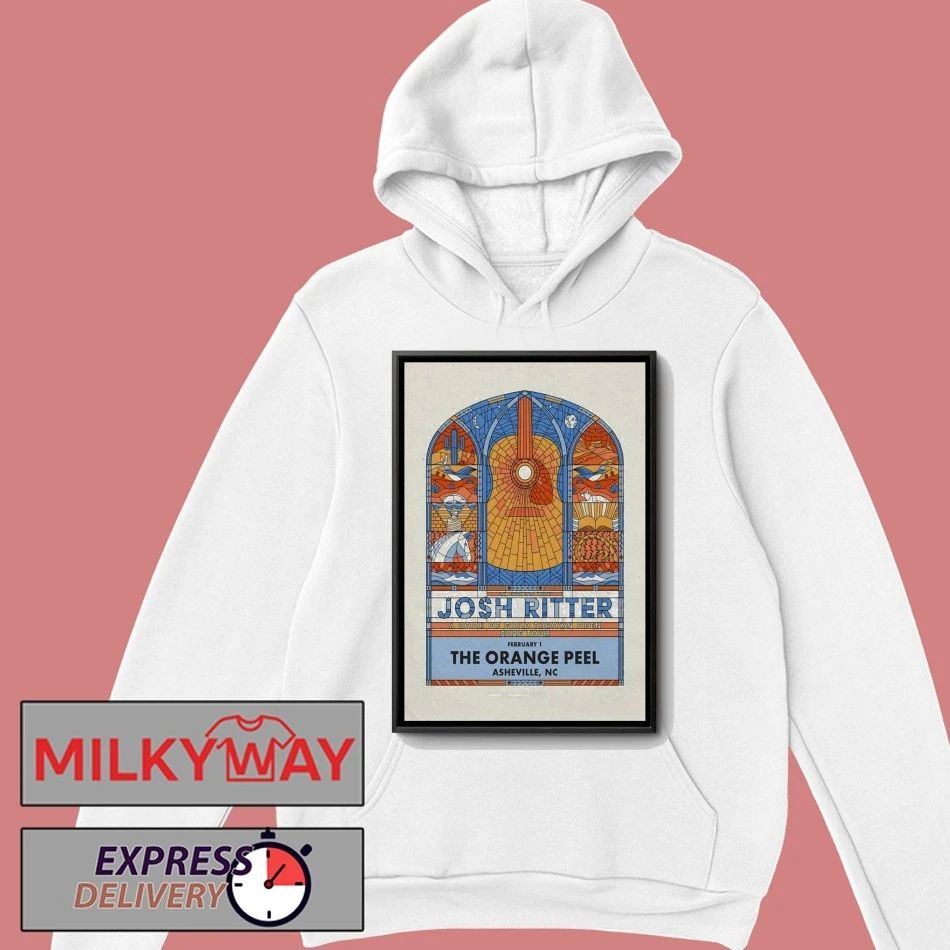 Josh Ritter Tour Asheville NC Feb 1 2026 Poster shirt
