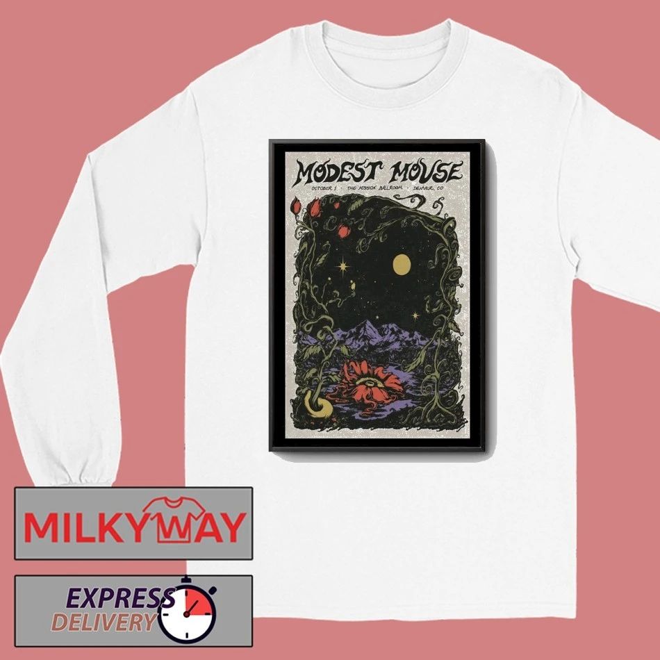 Modest Mouse Mission Ballroom in Denver, CO October 1, 2025 Poster shirt