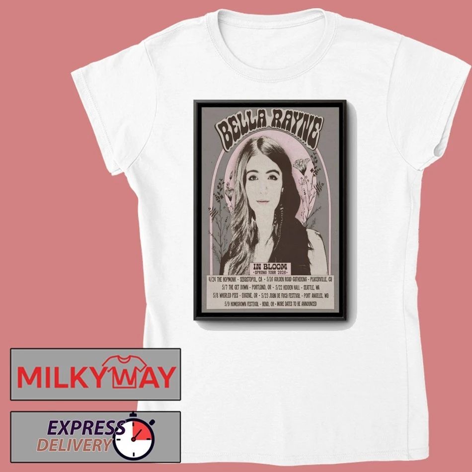 Bella Rayne In Bloom 2026 Spring Shows Poster shirt