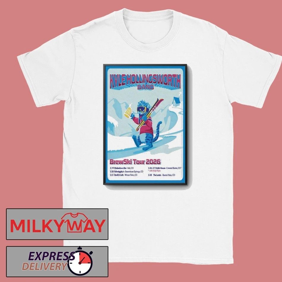 Kyle HollingsWorth Band Brewski Tour 2026 Poster shirt
