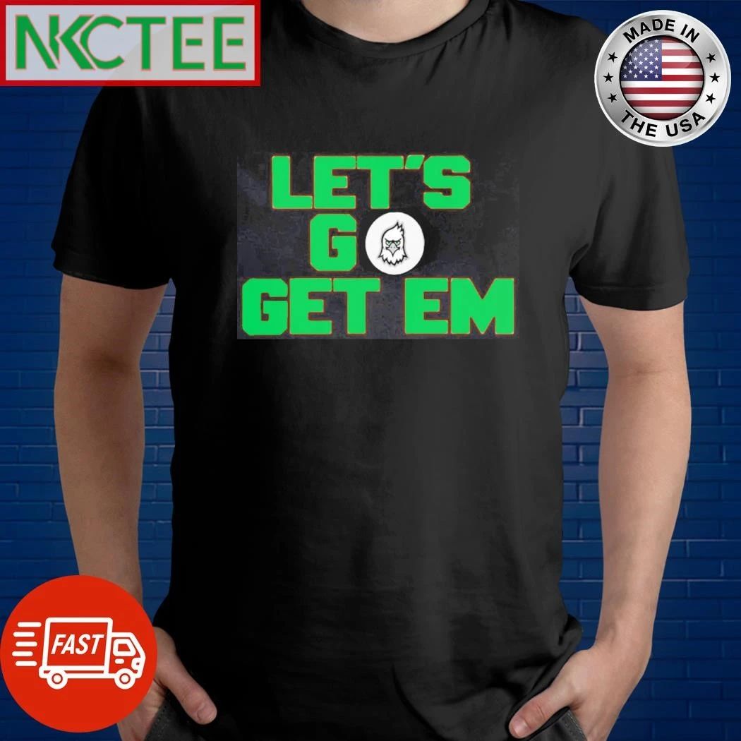 NKCtees North Dakota Fighting Hawks Let go get em shirt