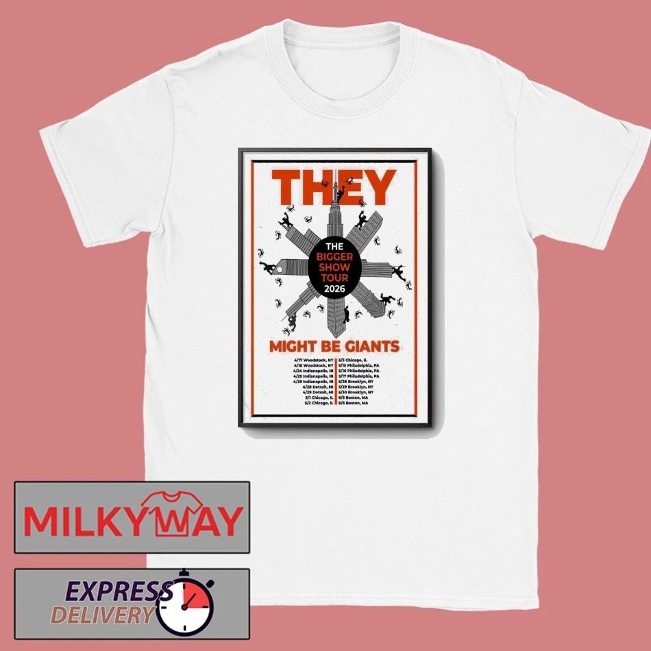 Thay Might Be Giants The Bigger Show Tour 2026 Poster shirt