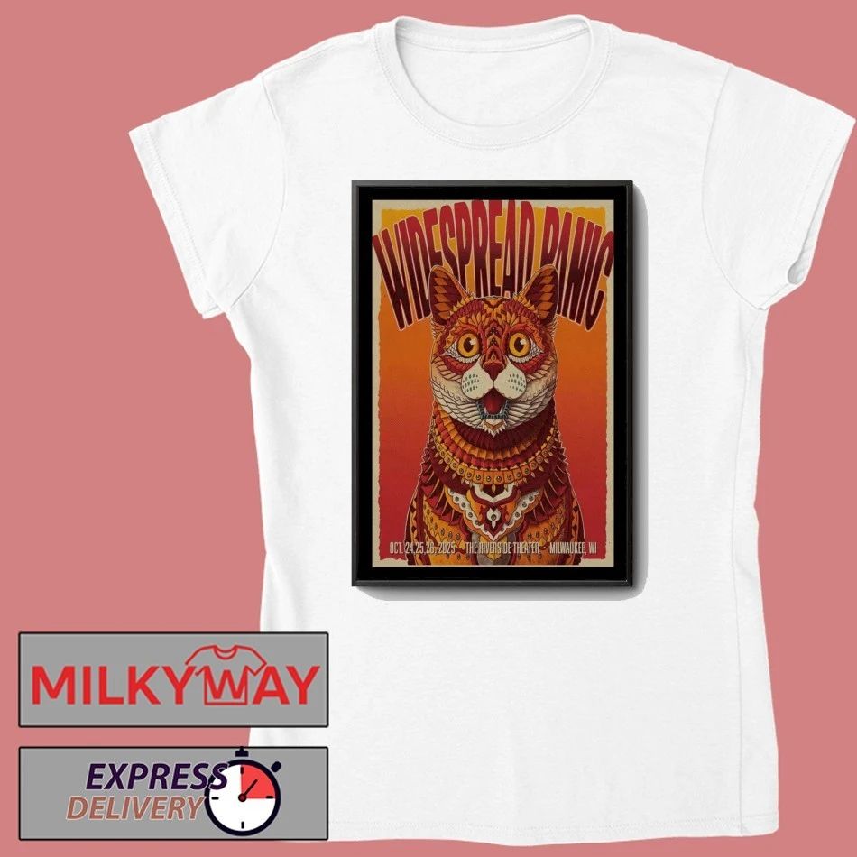 Poster Widespread Panic Tour Milwaukee, Wisconsin 24-26 Oct 2025 shirt