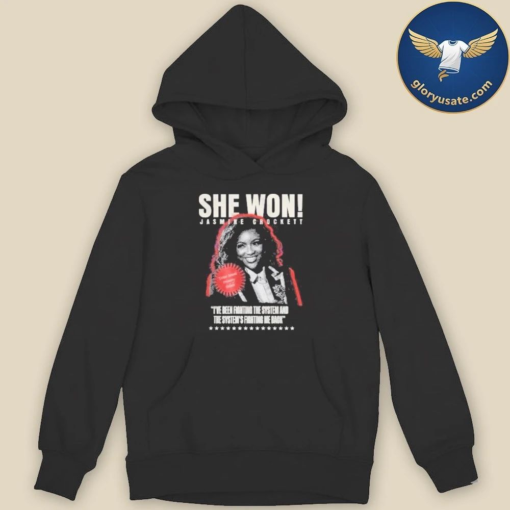 She Won Jasmine Crockett Shirt