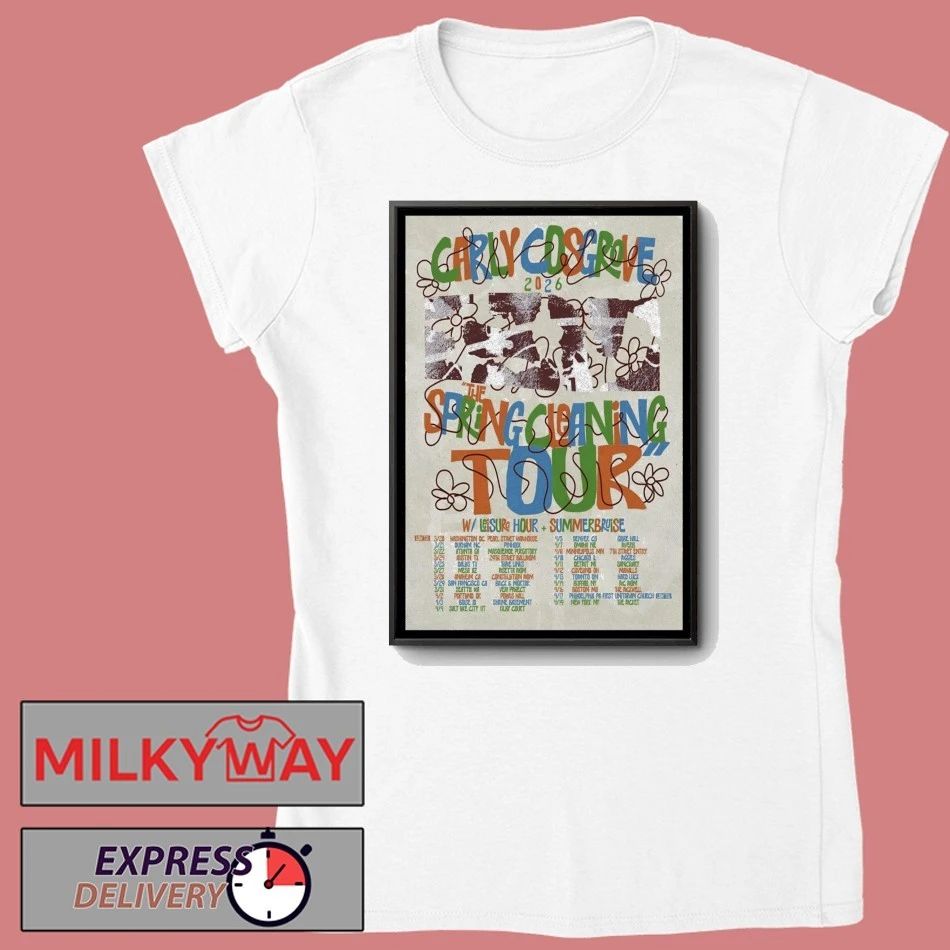 Carly Cosgrove Poster The Spring Cleaning Tour 2026 shirt