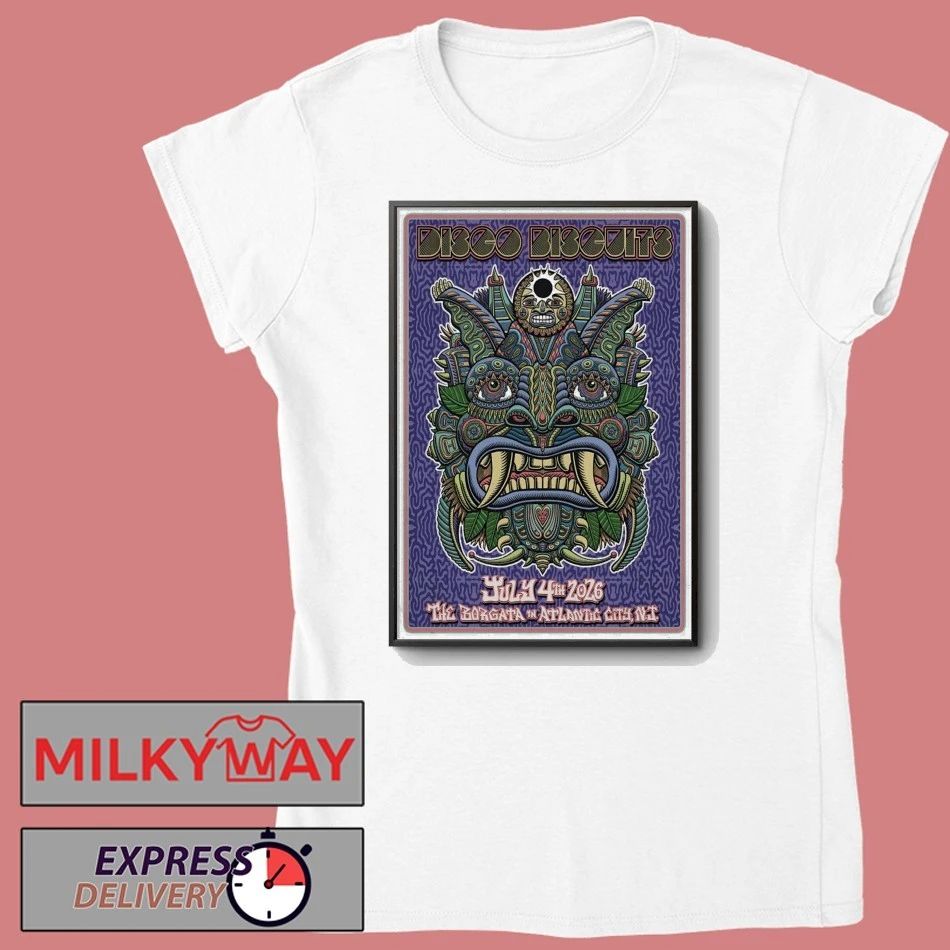 The Disco Biscuits July 4 2026 In Atlantic City NJ Poster shirt