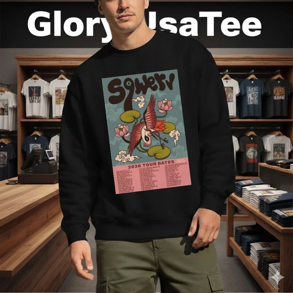 Sqwerv Summer Tour 2026 Poster Shirt