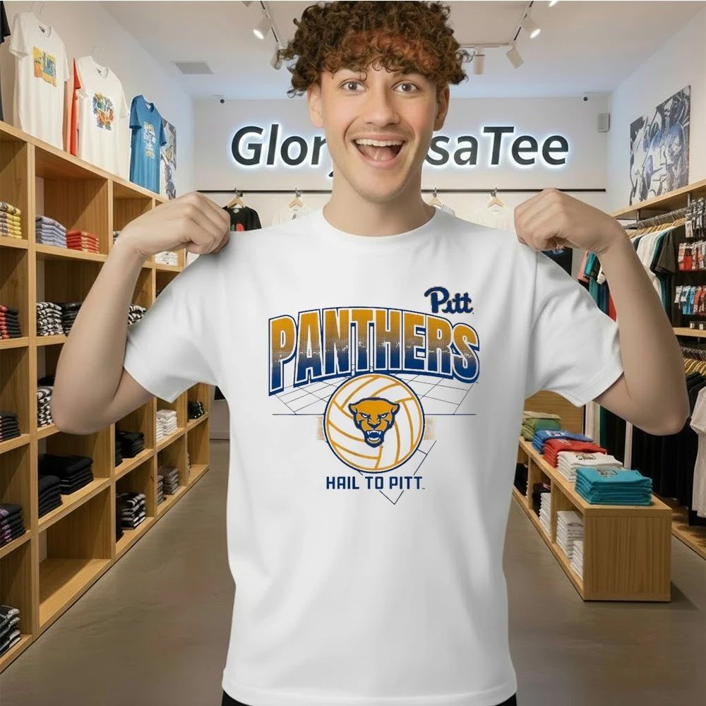 Pitt Panthers Volleyball Grid Hail To Pitt Shirt