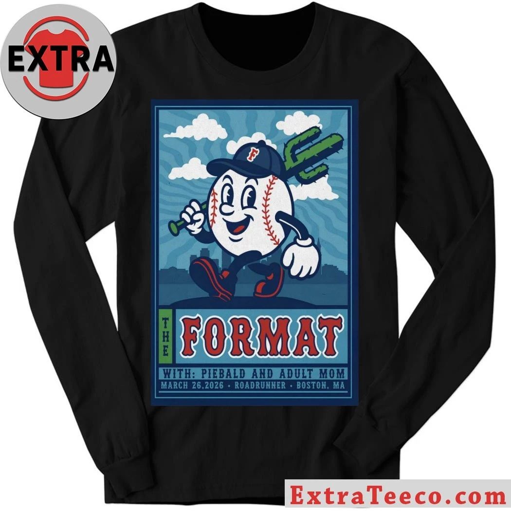 The Format March 26 2026 Roadrunner Boston MA Poster Shirt