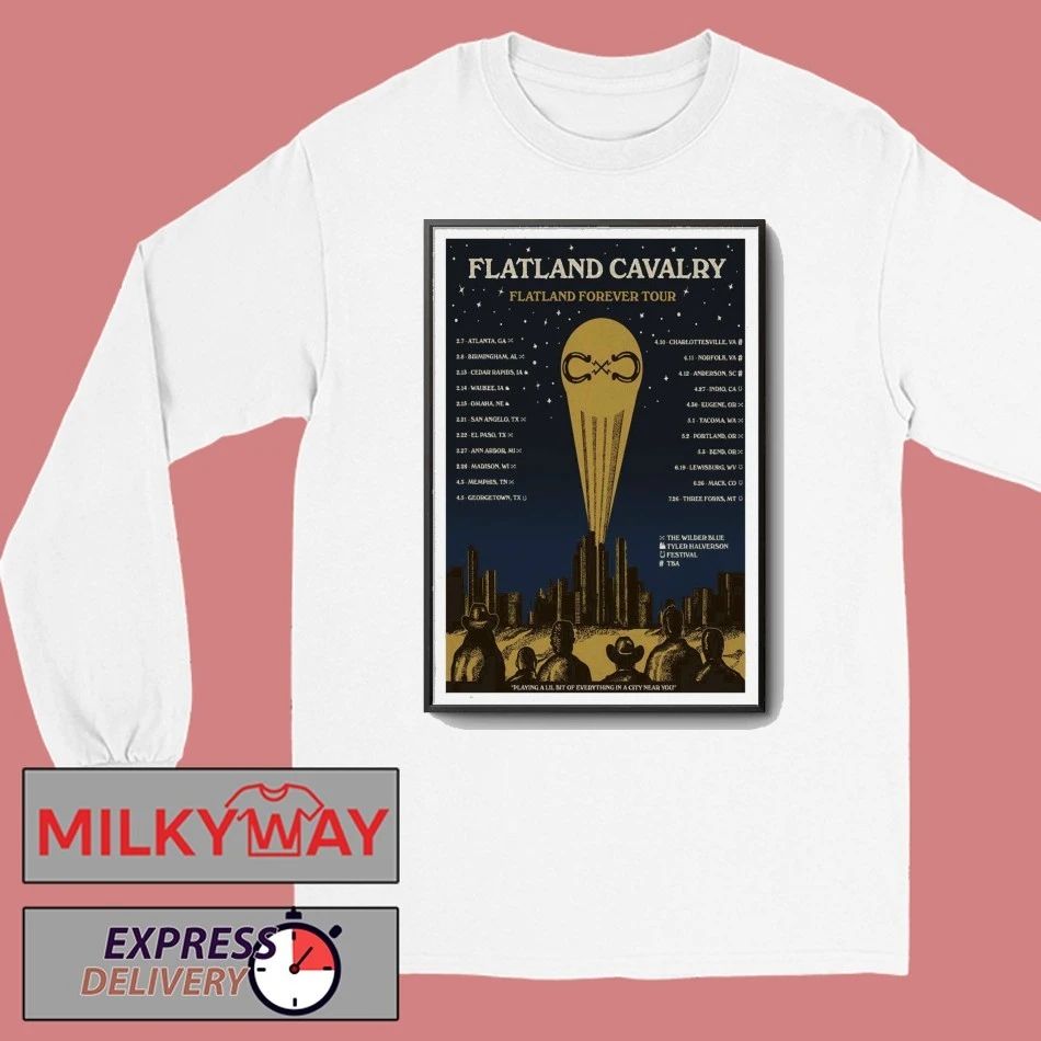 Flatland Cavalry Flatland Forever Tour 2025 Poster shirt