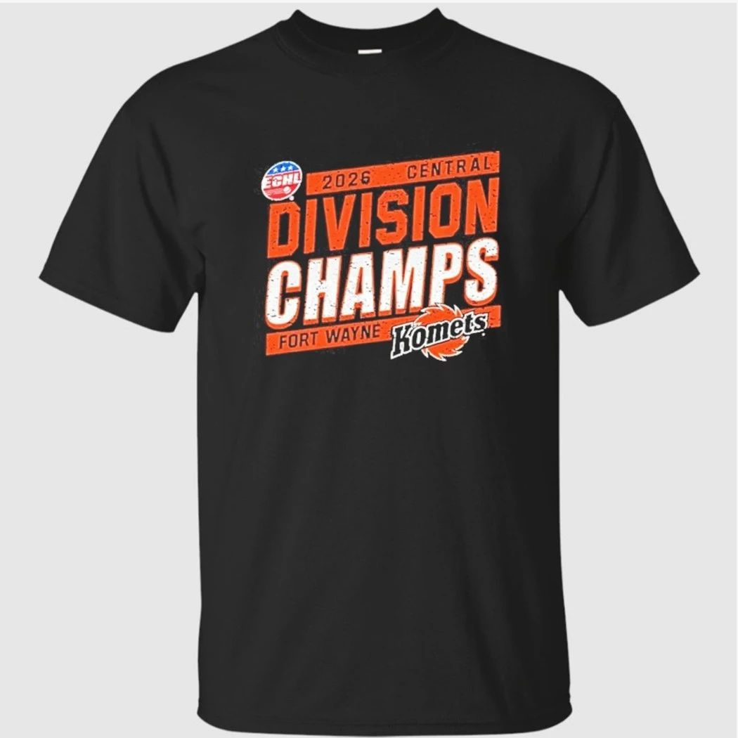 Fort Wayne Komets 2026 Echl Central Division Champions Shirt