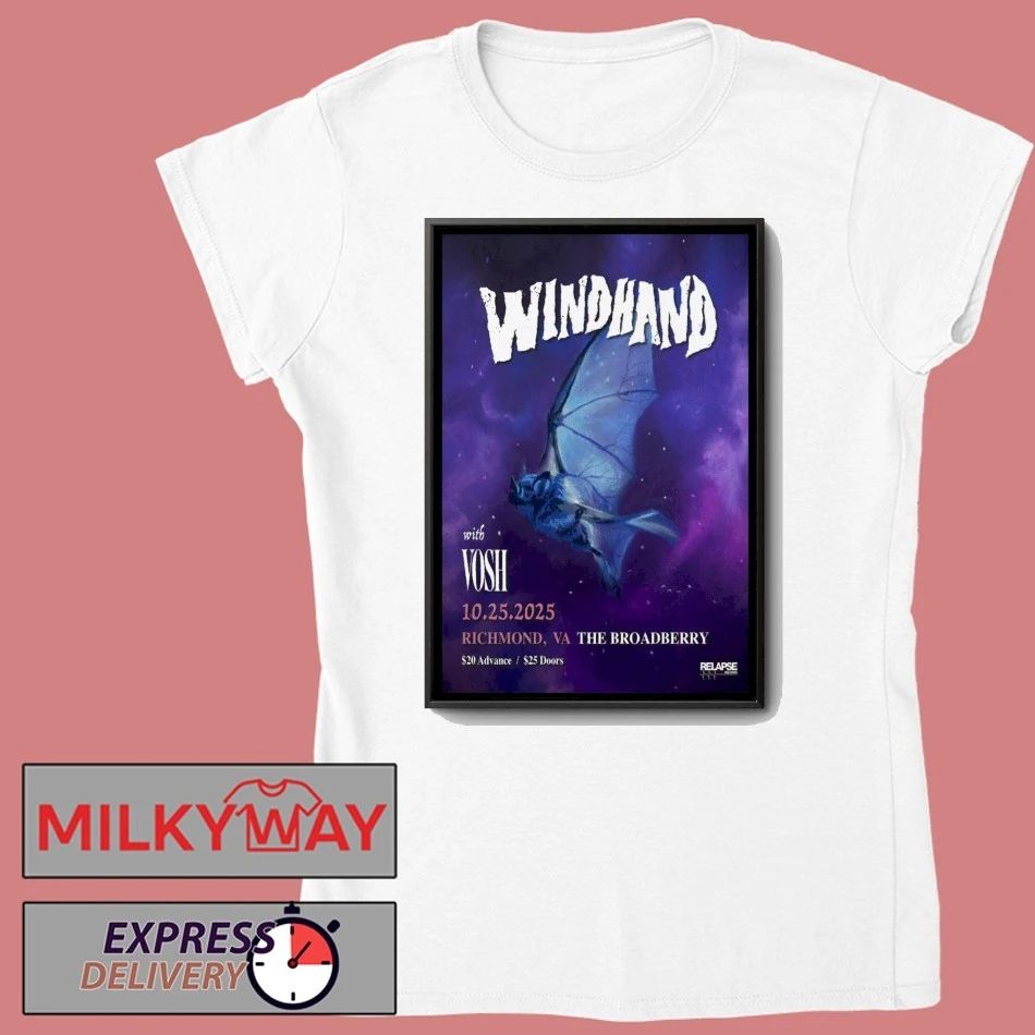 Windhand Oct 25 2025 The Broadberry Richmond VA Poster shirt