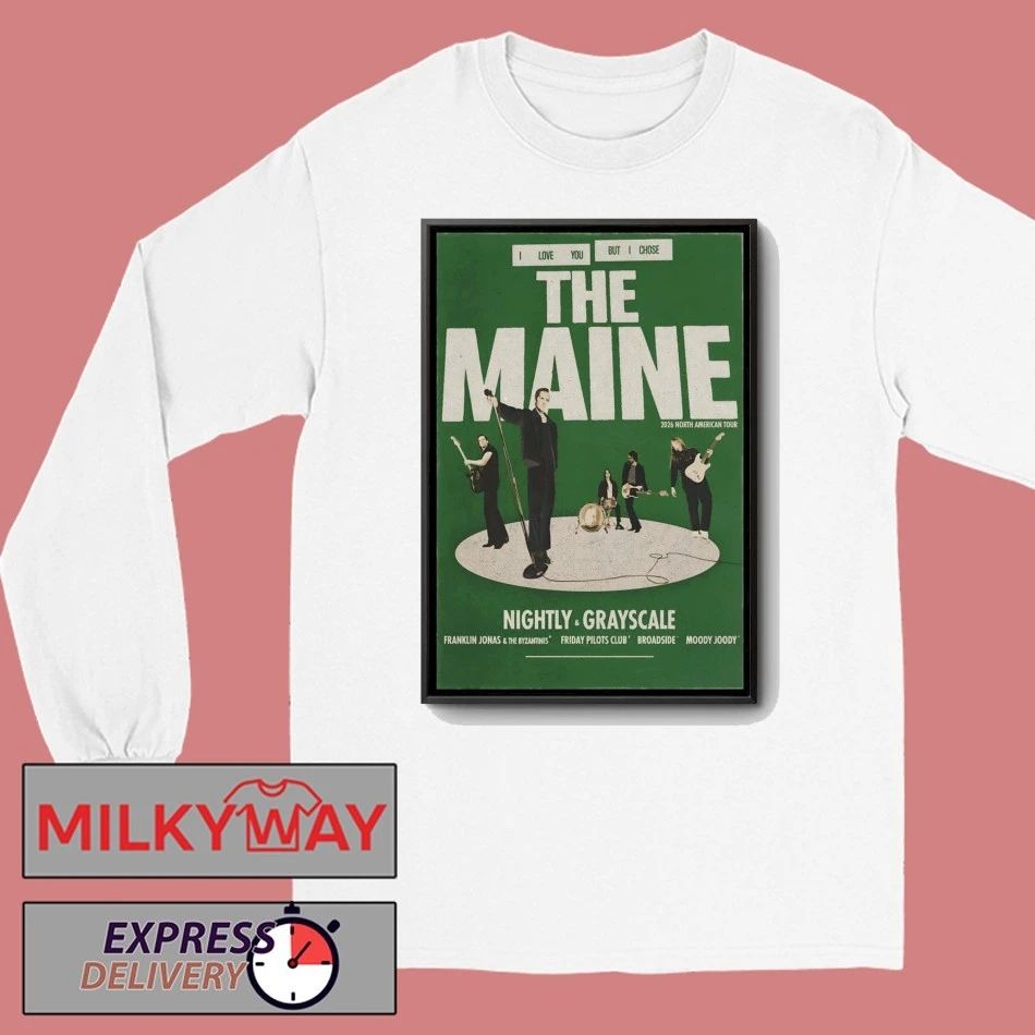The Maine 2026 North American Tour Poster shirt