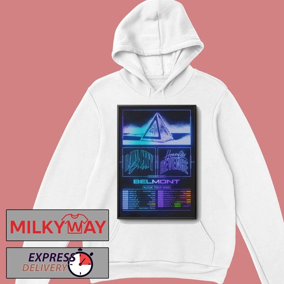 Honey Revenge And Rain City Drive EU-UK 2026 Shows Poster shirt